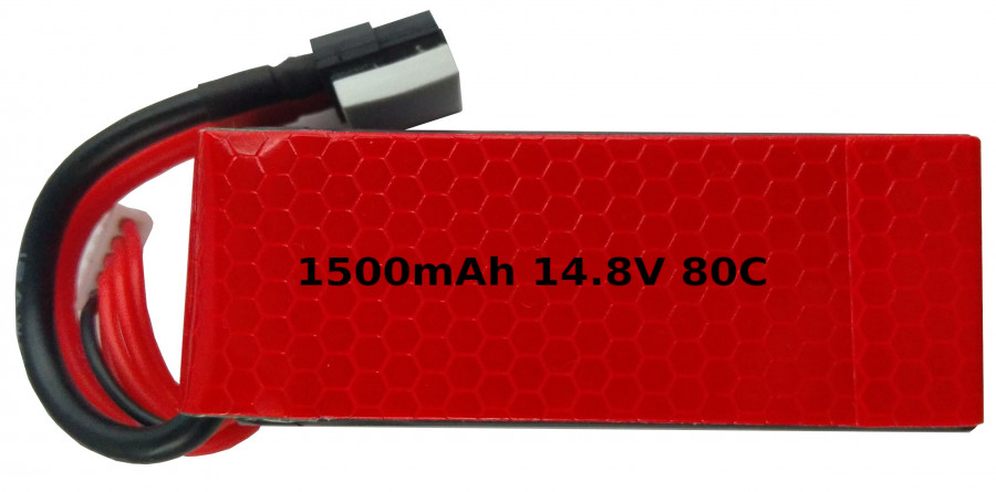 Batéria TPC: 1500 mAh 14,8 V 80C LiPo XT60