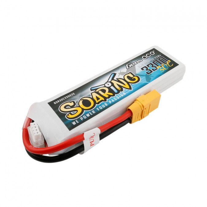Batéria Lipo 3300mAh 11.1V 30C SOARING Gens Ace z XT90
