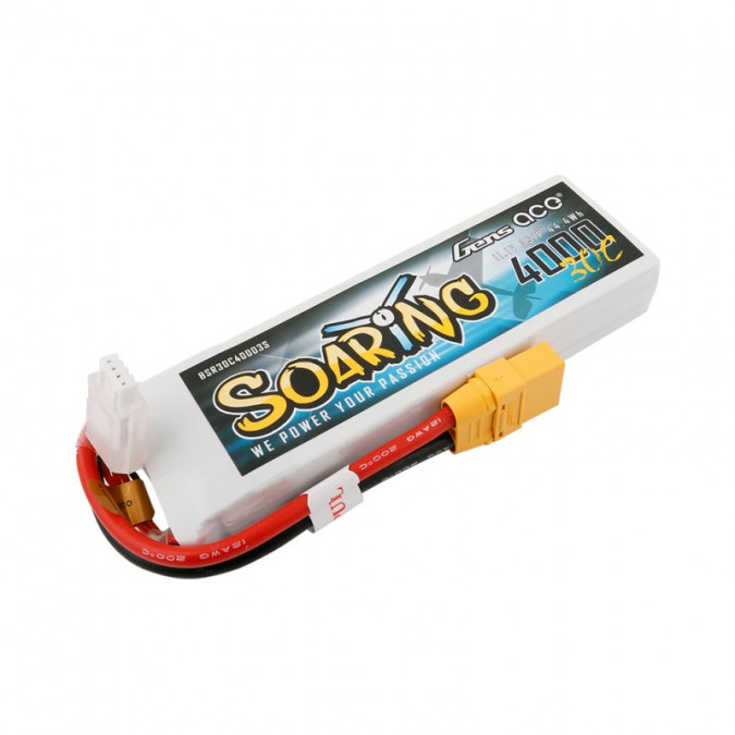 Batéria LiPo 4000mAh 11.1V 30C SOARING Gens Ace  XT90