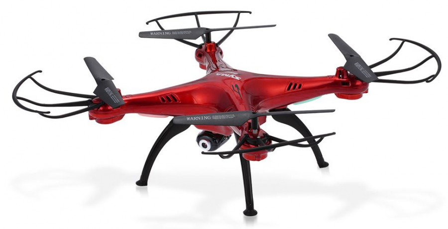 RC dron Syma X5SC EXPLORERS 2 s HD 720p kamerou, 2,4GHz červená