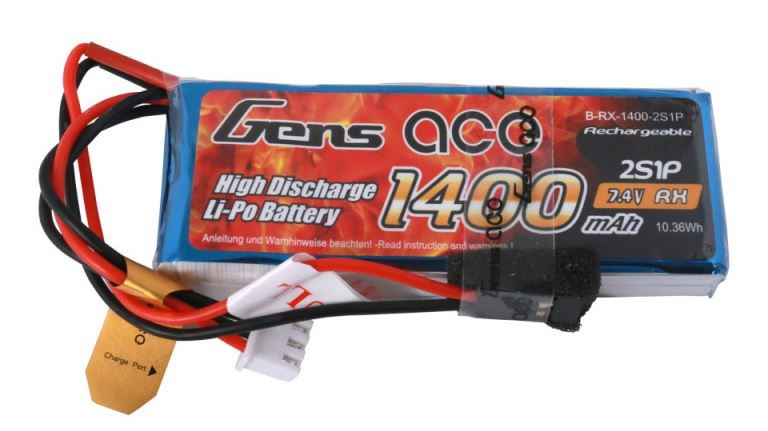 Batéria Gens Ace & TATTU: 1400mAh 7.4V Transmitter Pack