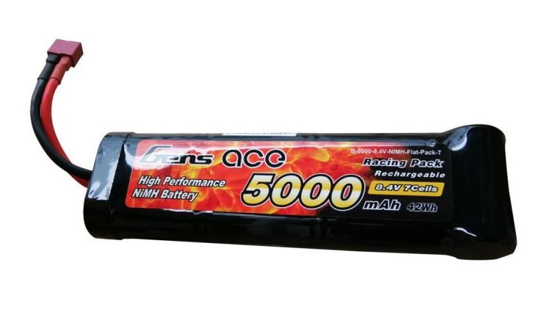 Batéria Nimh 5000mAh 8.4V Flat Pack Gens Ace