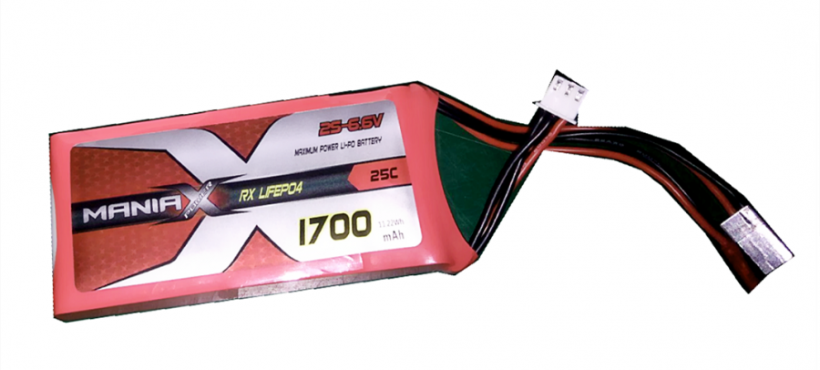 Batéria 1700mAh 6.6V 25C LiFePO4 ManiaX