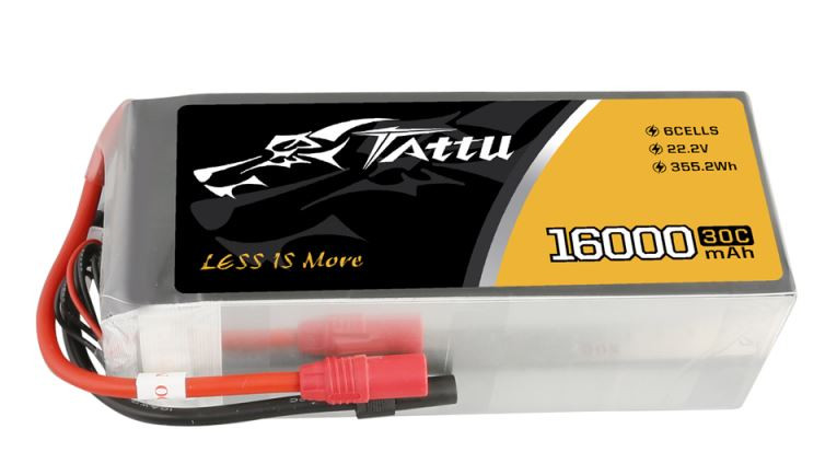 Batéria Li-Po 16000mAh 22.2V 30C TATTU Gens Ace