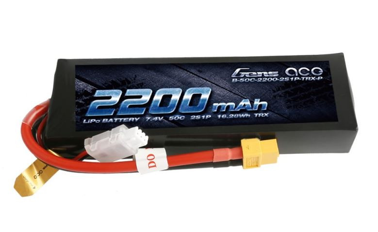 Batéria LiPo 2200mAh 7.4V 50C Gens Ace