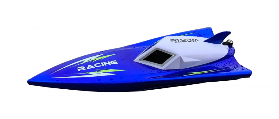 NQD: Storm Racing 2,4 GHz 30 km/h RTR motorový čln na ovládanie - modrý