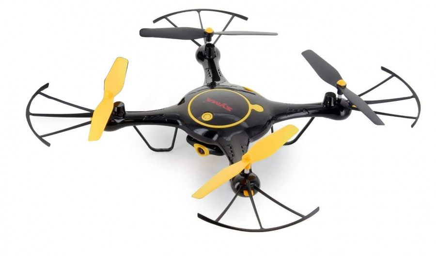 RC dron Syma X5UW WiFi FPV 720P kamera, 2.4GHz, funkcia zavesenia, plánovanie trasy - čierna