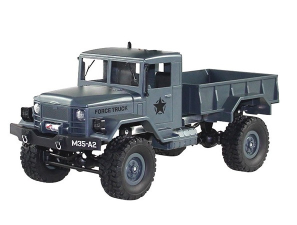 Vojenský nákladný automobil JJRC M35 1:16 2,4 GHz RTR - modrý