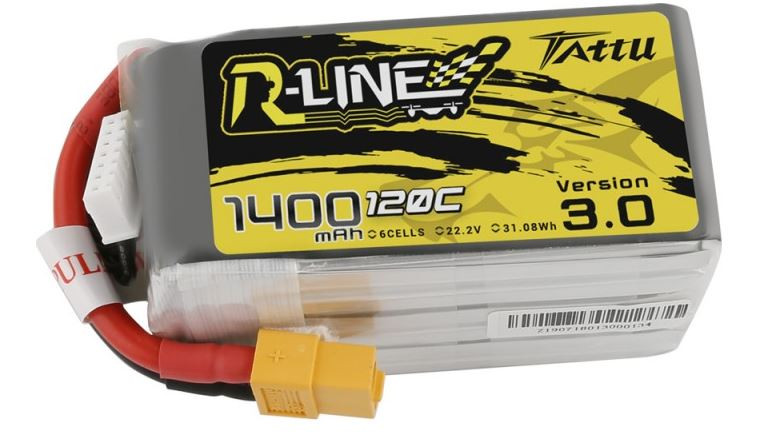 Batéria 1400mAh 22.2V 120C TATTU R-Line Gens Ace