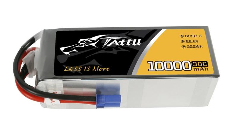Batéria Li-Po 10000mAh 22.2V 30C TATTU Gens Ace