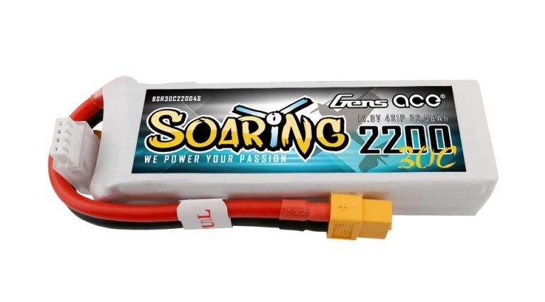 Batéria LiPo 2200mAh 14.8V 30C SOARING Gens Ace - XT60