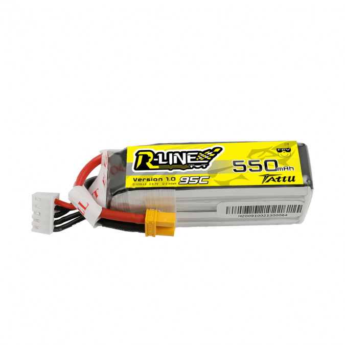Batéria LiPo Gens Ace 550mAh 14.8V 95C Tattu R-Line