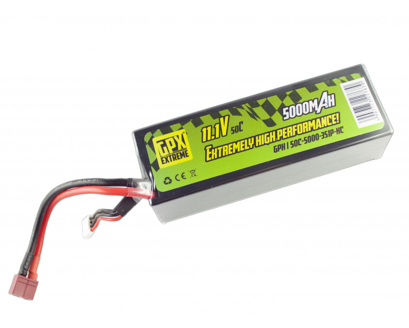 Batéria LiPo GPX Extreme 5000mAh 11.1V 50C
