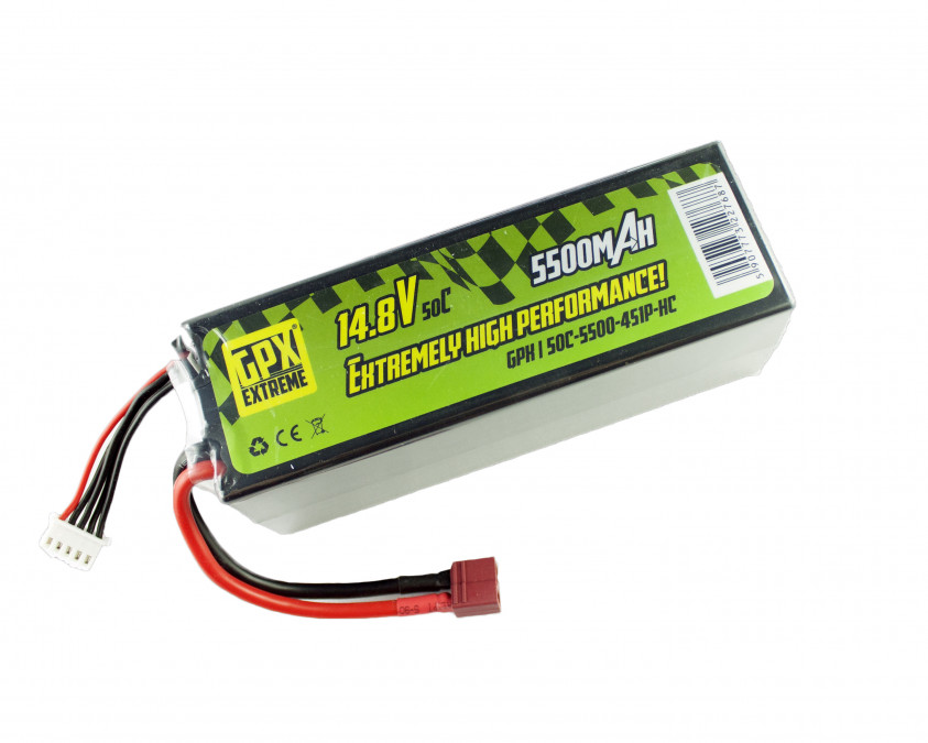 Batéria LiPo GPX Extreme 5500mAh 14.8V 50C