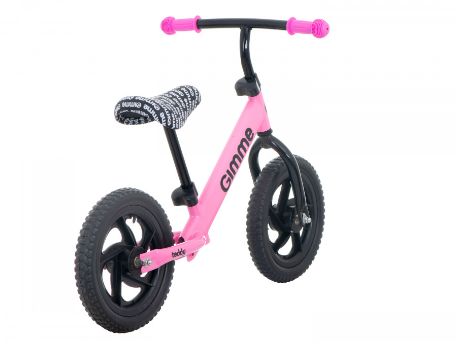 GIMME Balančný bicykel Teddy - ružový