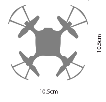 RC Dron Syma X20-S na diaľková ovládanie 2,4 GHz, gyroskop - čierny