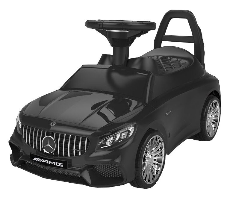 Odrážadlo pre deti auto Mercedes-Benz AMG - čierny licencovaný