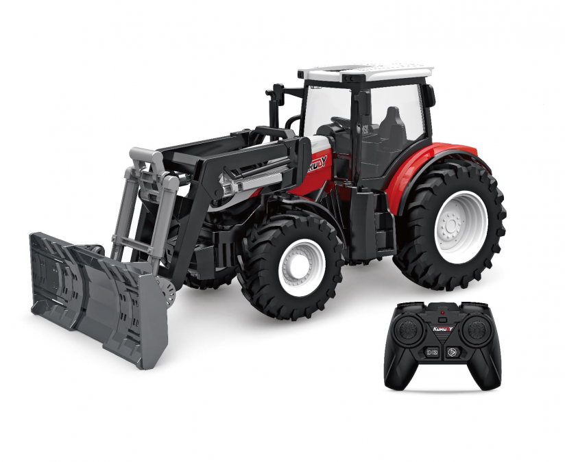Huina (H-Toys): Traktor s nakladačom 1:24 2,4GHz RTR